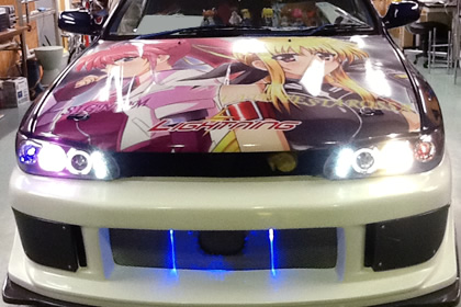 インプレッサ　痛車ラッピング