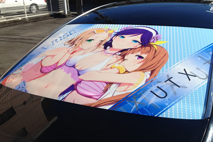 フーガ　痛車ラッピング